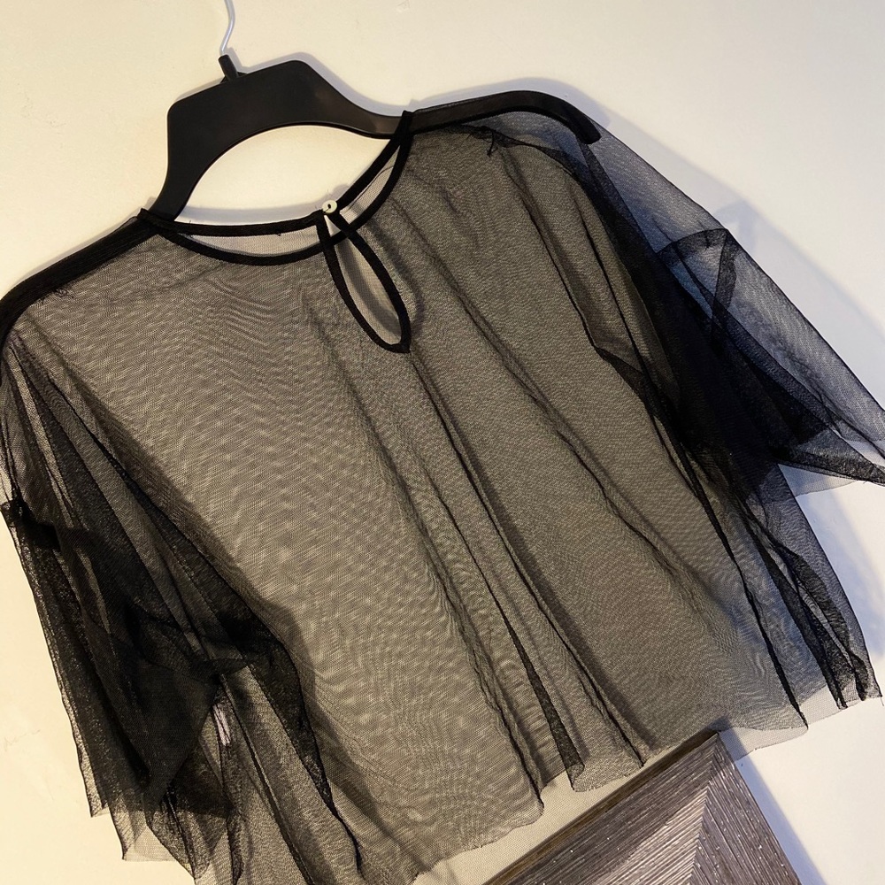 Mesh swim cover up